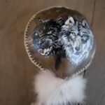 Hochet Loup et panthère noire
