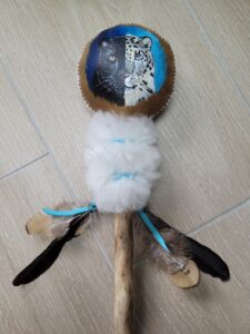 Hochet Panthère Noire et Panthère des neiges