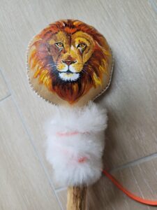 Hochet Lion de feu