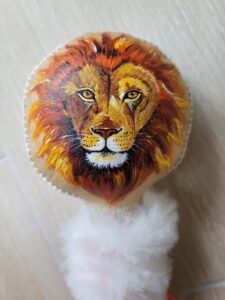 Hochet Lion de feu